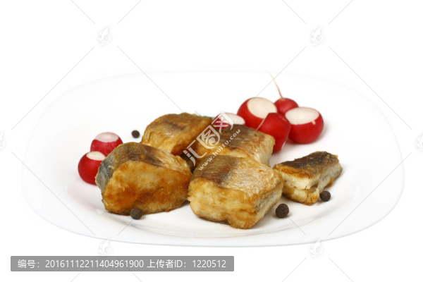 烤鱈魚蘿卜片