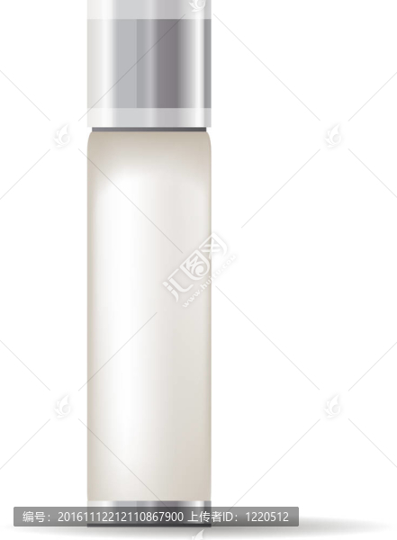 白色背景隔離的奶油容器