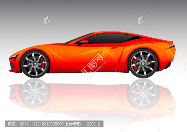 紅色運(yùn)動(dòng)車