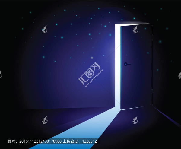 打開門的概念
