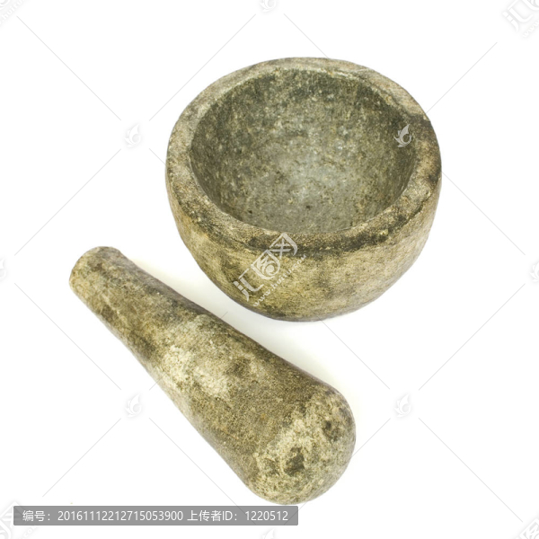 粗石杵和臼分離