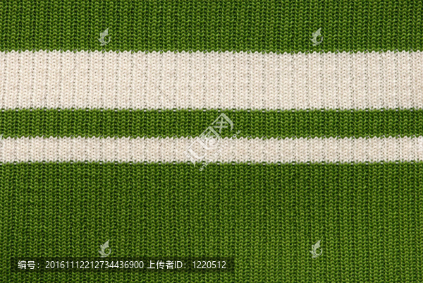 一種綠色針織面料的特寫