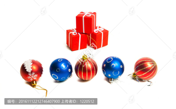 圣誕紅藍(lán)玩具