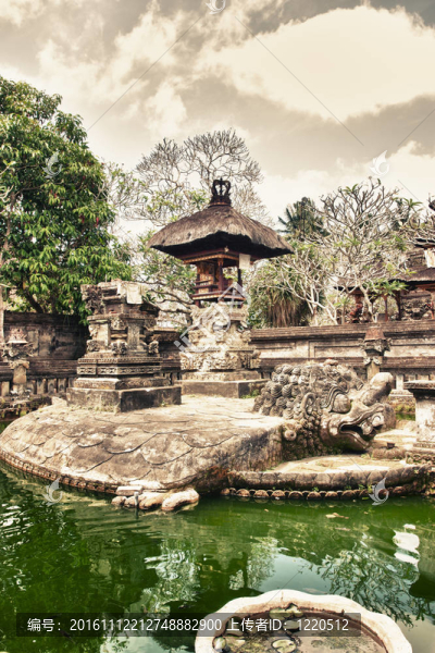 傳統(tǒng)的巴厘寺-,Pura,Beji。