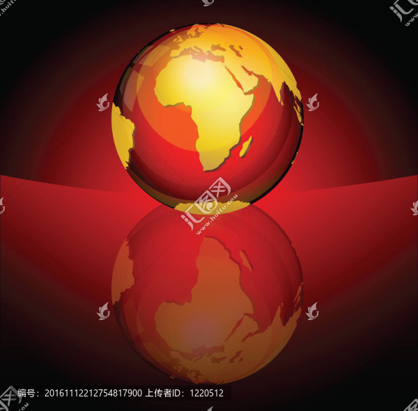 有光澤的星球球體