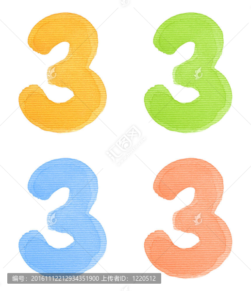 水彩畫(huà)的數(shù)量