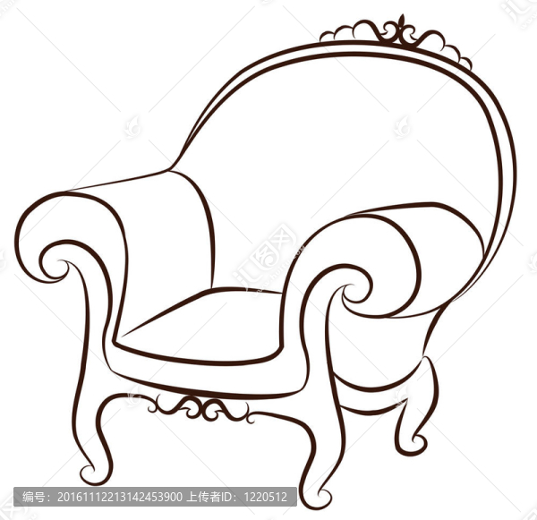 復(fù)古室內(nèi)扶手椅