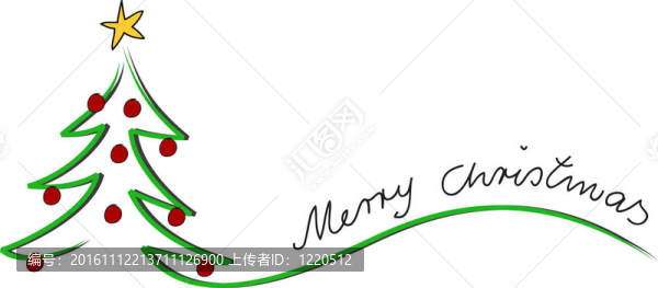 圣誕卡，圣誕快樂