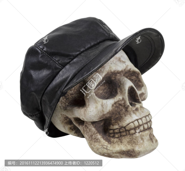 皮驅(qū)動帽中的骷髏頭