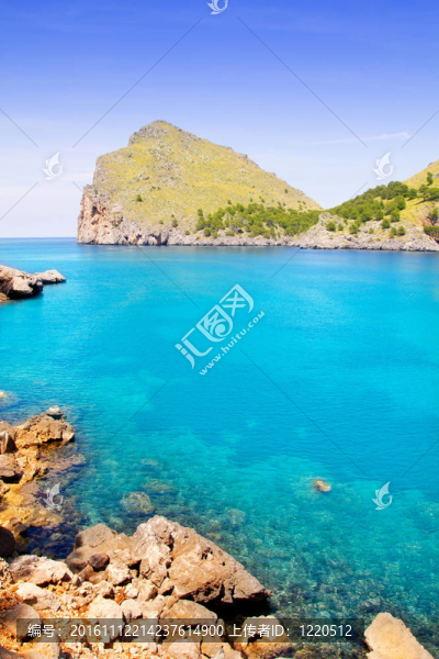 埃斯科卡SA,calobra海灘在馬洛卡巴利阿里群島