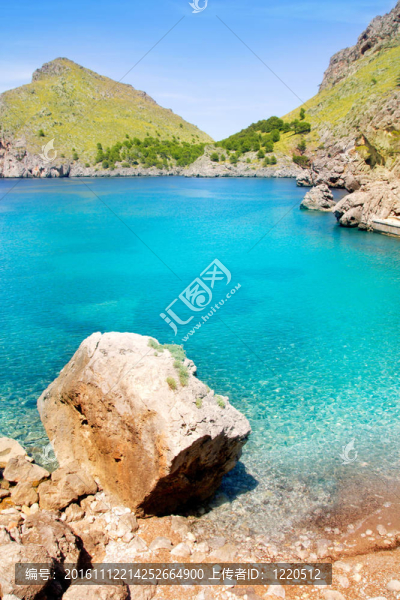 埃斯科卡SA,calobra海灘在馬洛卡巴利阿里群島