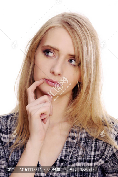 年輕的善解人意的女人