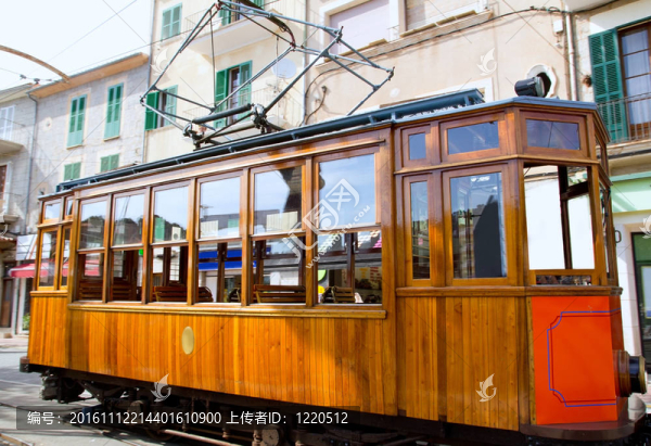經(jīng)典木有軌電車的Puerto,de,Soller馬洛卡