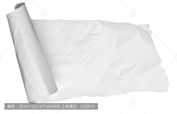白色揉皺的便條紙