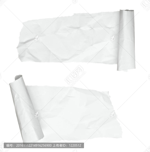 白色揉皺的便條紙