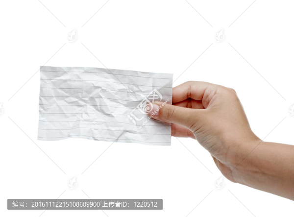 手執(zhí)空白弄皺的短信
