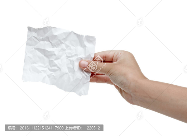 手執(zhí)空白弄皺的短信