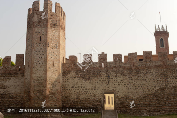 Montagnana（Padova；威內(nèi)托大區(qū)；意大利）-中世紀(jì)的城墻