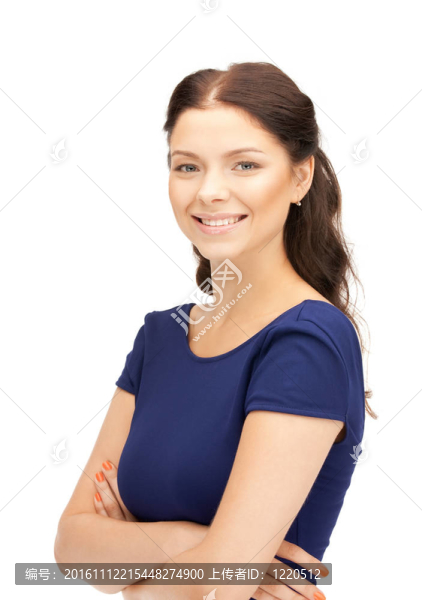幸福和微笑的女人