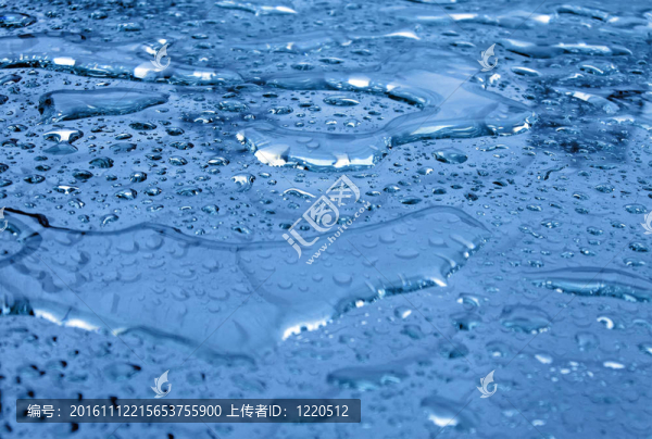 抽象藍(lán)色水面；天氣細(xì)節(jié)