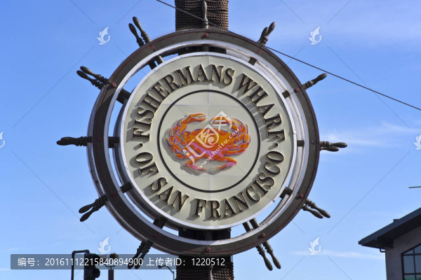 三藩的漁人碼頭的標(biāo)志