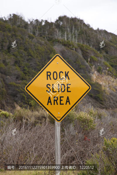 道路標志巖滑帶