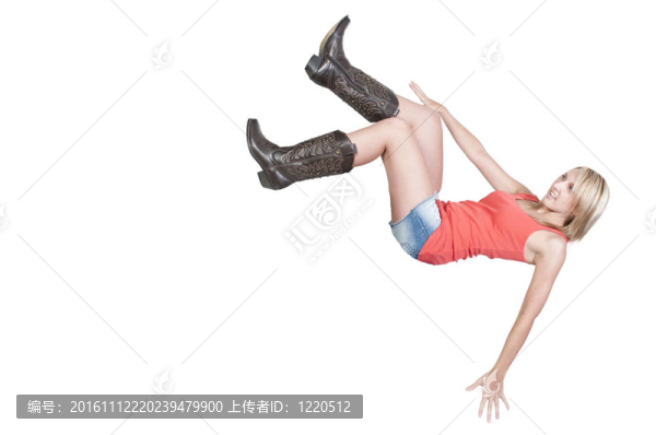 女人從天空墜落