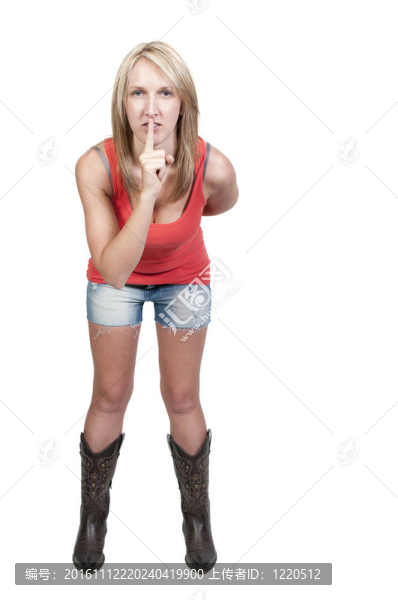 女人說安靜