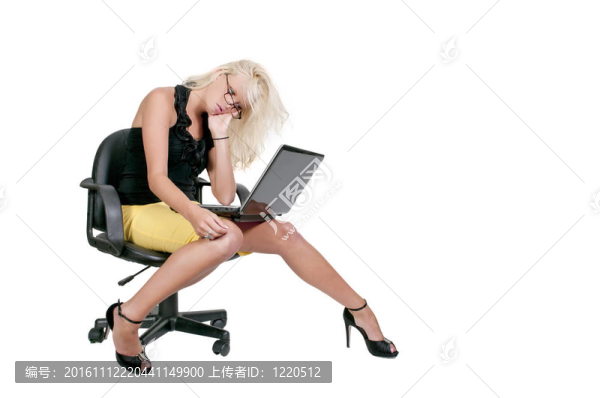 女人用的筆記本電腦