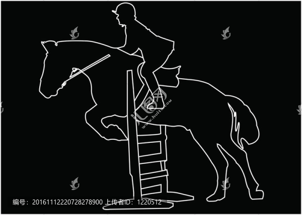 馬族剪影