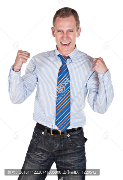 年輕的白人商人