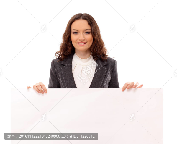 可愛的印度女人用空白白板