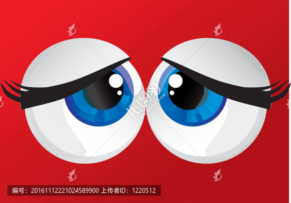 肥厚；巨大的球凸出的眼睛