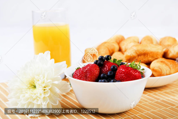 早期的早餐。