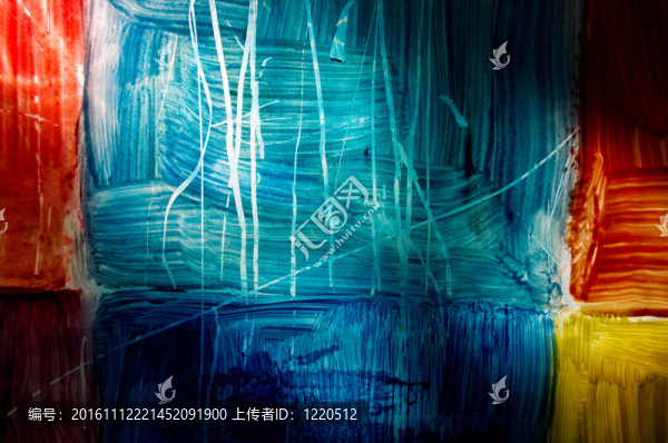 玻璃的彩色抽象