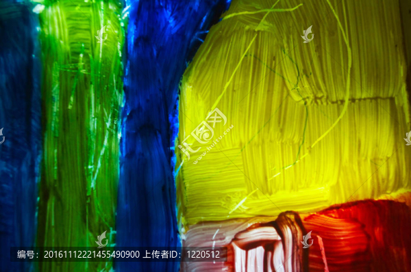玻璃的彩色抽象