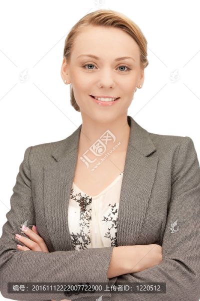 幸福和微笑的女人