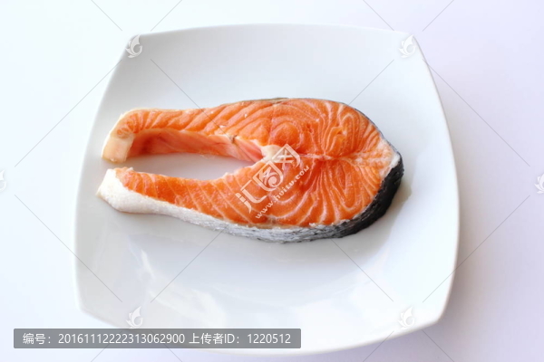 新鮮的三文魚