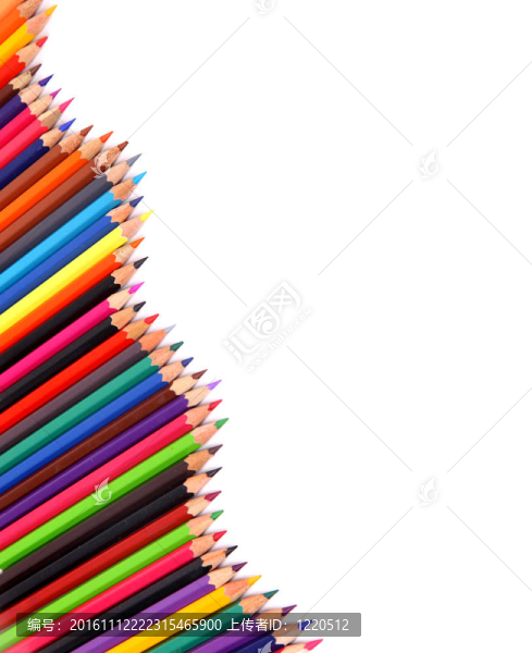 白色彩色鉛筆