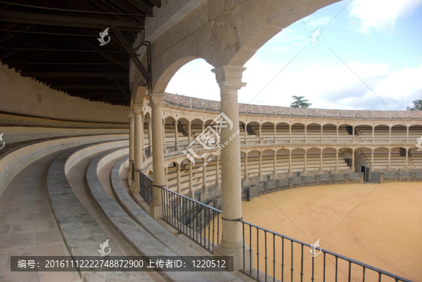 斗牛場；Ronda。Malaga。