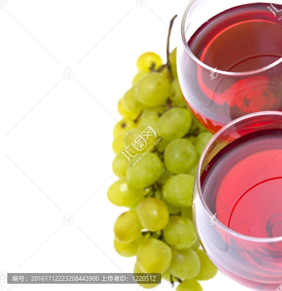 紅葡萄酒與葡萄