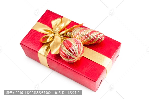 具有裝飾和禮品盒圣誕概念