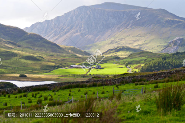 在Snowdonia威爾士美麗的風(fēng)景；