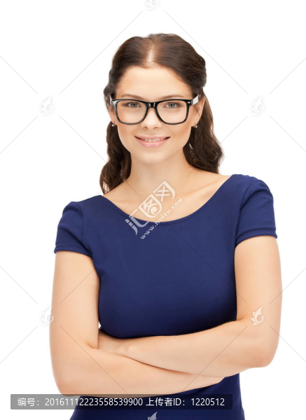 平靜而友好的女人