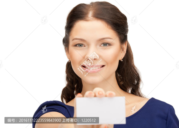 帶名片的女人