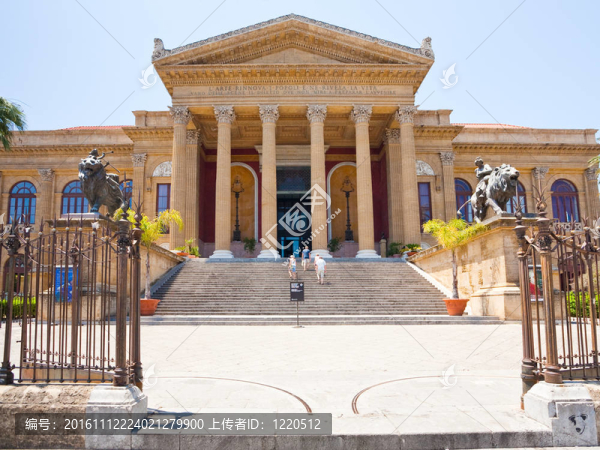Teatro,Massimo在巴勒莫歌劇院；西西里島