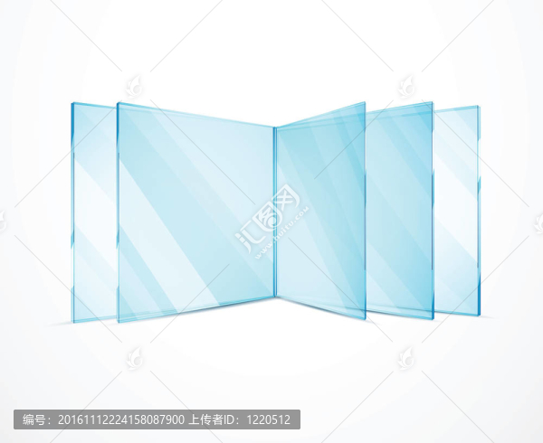 向量的玻璃板