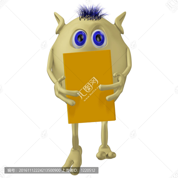 擔(dān)心3d木偶躲在大的書
