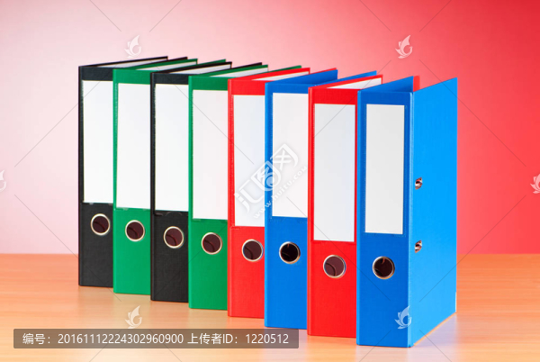 辦公室文件夾反對(duì)梯度背景