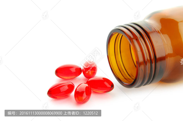 白色的紅色藥丸